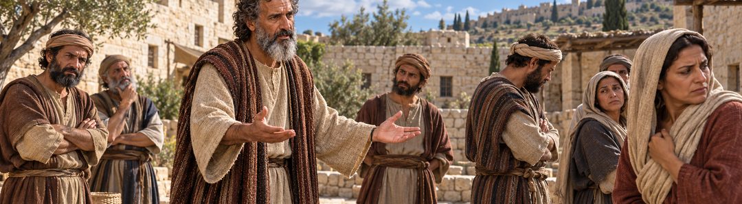Illustratie bij: Jesaja spreekt tot onwillige hoorders.
