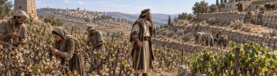Illustratie bij: God zoekt goede vrucht in Israëls wijngaard.