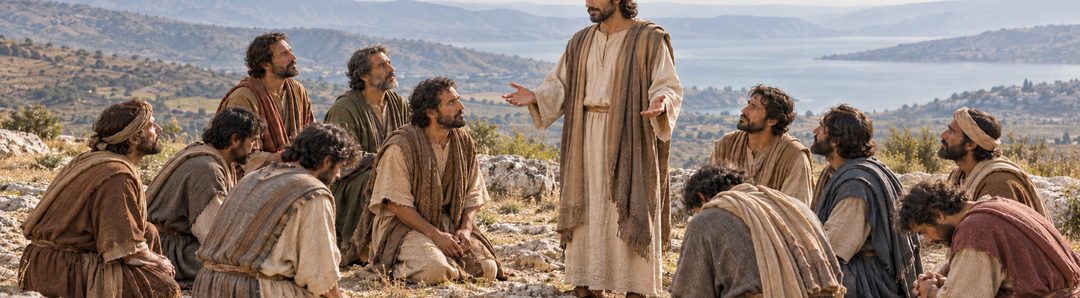 Illustratie bij: De leerlingen onderwerpen zich aan Christus’ rechtmatige heerschappij.