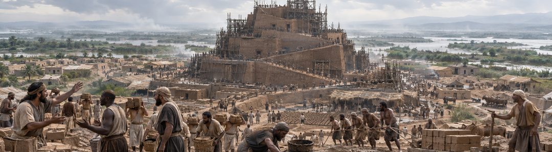 Illustratie bij: De oergeschiedenis van schepping tot Babel.