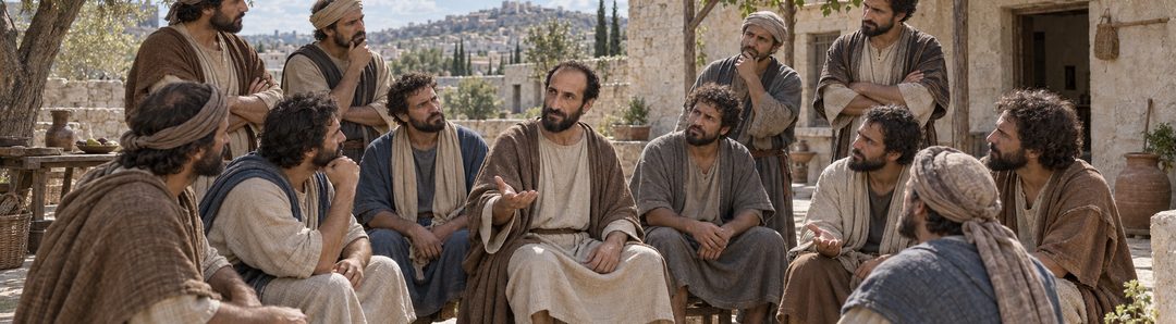 Illustratie bij: Paulus ontmoet twaalf discipelen in Efeze.
