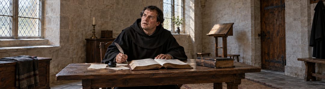Illustratie bij: Maarten Luther ontdekt de boodschap van Romeinen.