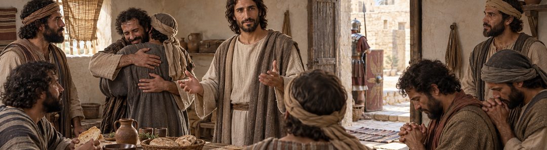 Illustratie bij: Christus draagt de wapenrusting van gerechtigheid.