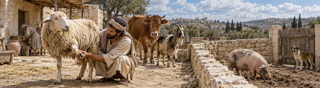 Illustratie bij: Reine en onreine dieren in Joodse beeldspraak.