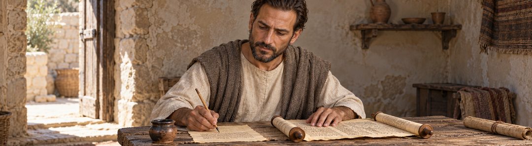 Illustratie bij: Judas verwijst naar bekende religieuze literatuur.
