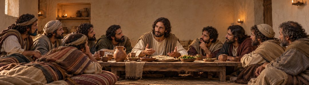 Illustratie bij: Jezus verlangt naar het Pascha met Zijn discipelen.