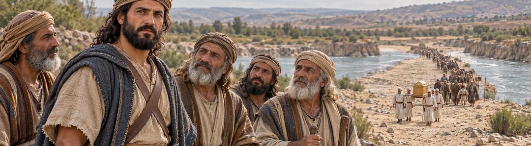 Illustratie bij: God bevestigt Jozua als leider van Israël.