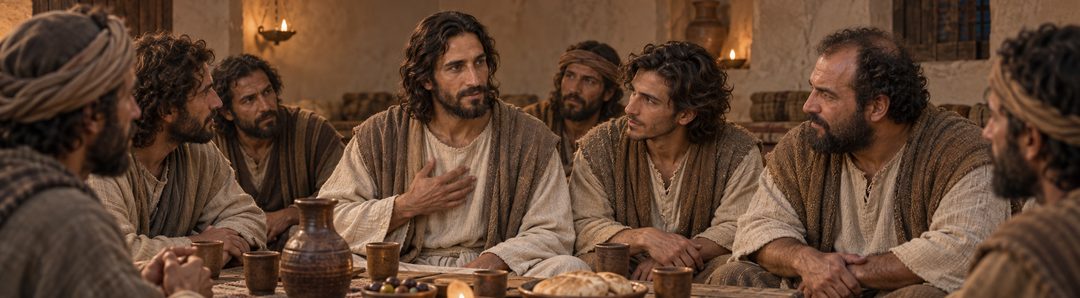 Illustratie bij: Jezus roept zijn leerlingen op in Hem te geloven.