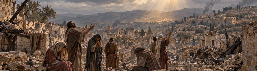 Illustratie bij: Belijdenis na de verwoesting van Jeruzalem.
