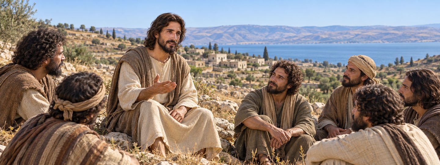 Illustratie bij: Jezus noemt Zichzelf de Zoon des mensen.