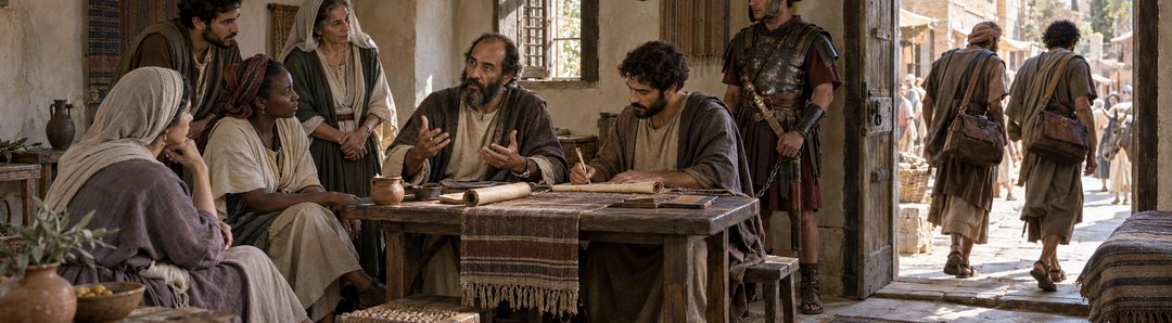 Illustratie bij: Handelingen en de verspreiding van het evangelie.