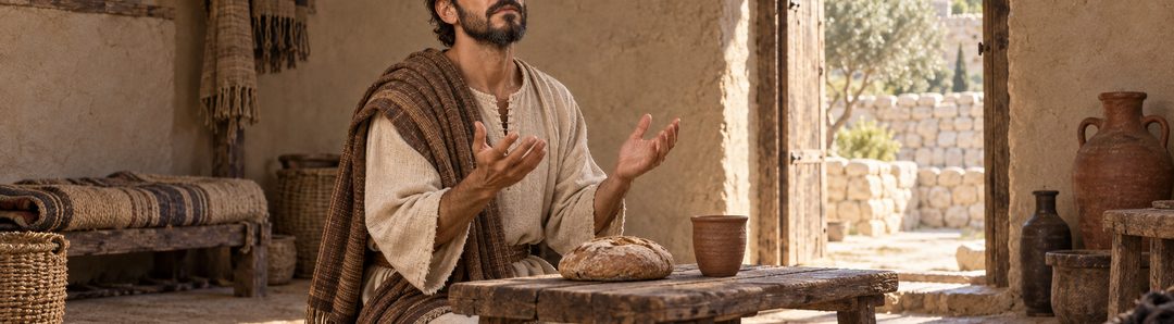 Illustratie bij: Agur bidt om brood zonder rijkdom of armoede.