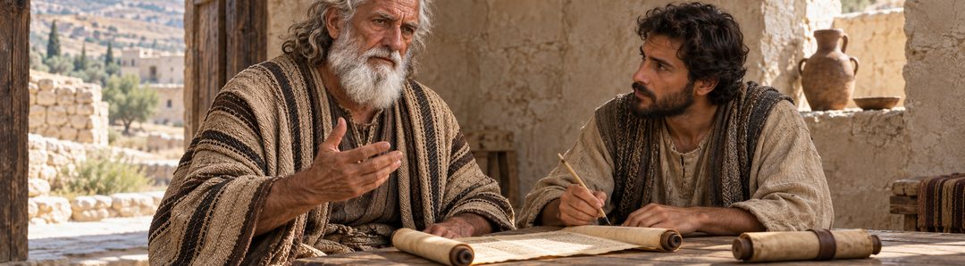 Illustratie bij: De profetische overlevering van Israëls geschiedenis.