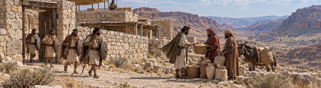 Illustratie bij: David vestigt garnizoenen in Edom.