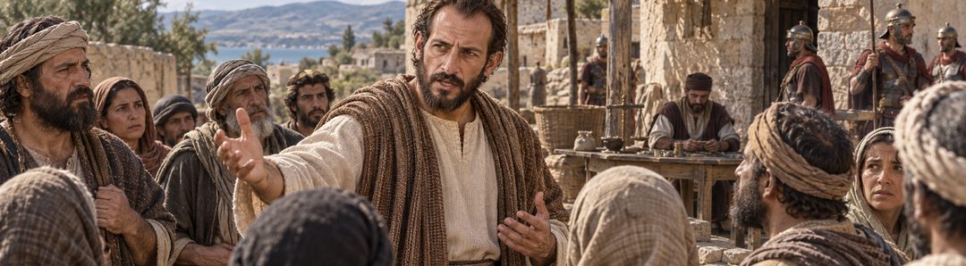 Illustratie bij: Judas de Galileeër roept verzet tegen Romeinse belasting op.