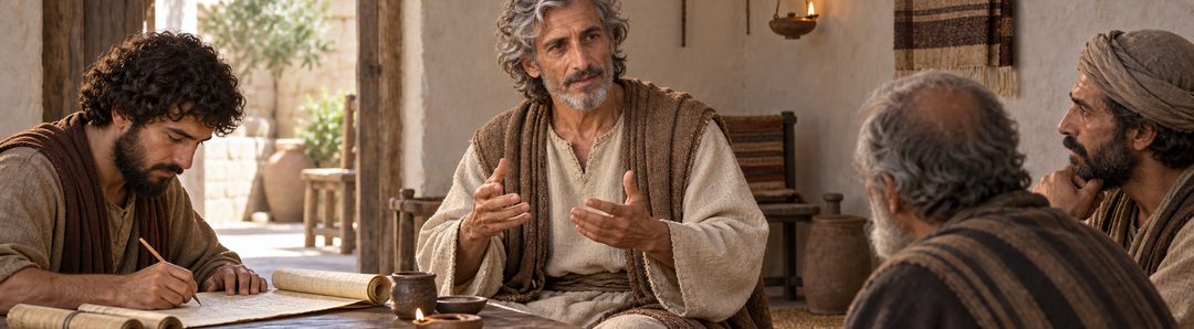 Illustratie bij: De oude Johannes als bron van het evangelie.