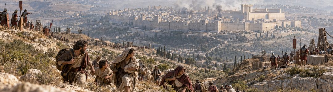 Illustratie bij: Romeinse legers omsingelen Jeruzalem.