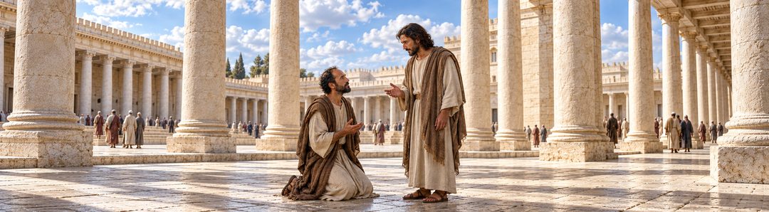 Illustratie bij: Christus draagt Paulus op Jeruzalem te verlaten.