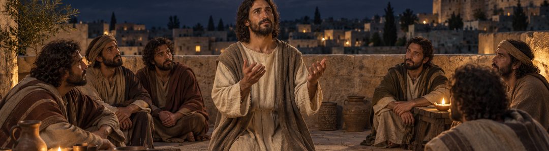 Illustratie bij: Jezus bidt om bewaring in de wereld.