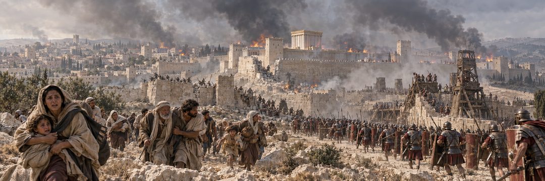 Illustratie bij: Profetische taal over de val van Jeruzalem.