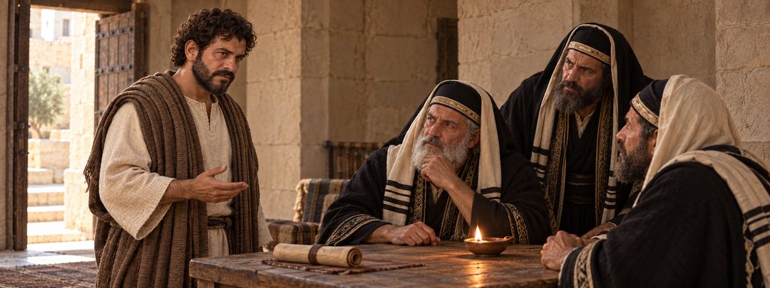 Illustratie bij: Judas gaat naar de overpriesters.