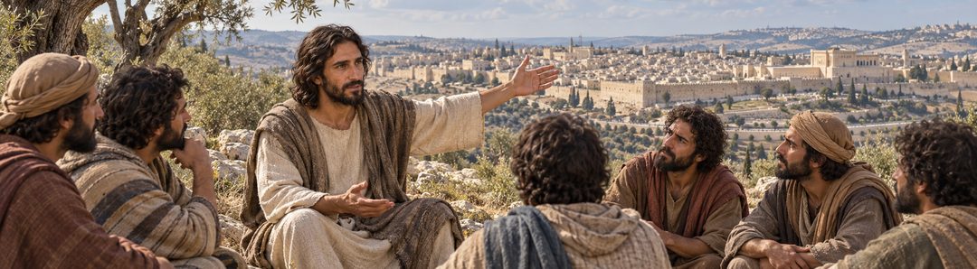 Illustratie bij: Jezus onderwijst over de komst van de Zoon des mensen.