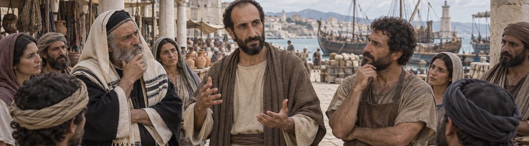 Illustratie bij: Het evangelie bereikt eerst de Jood en ook de Griek.