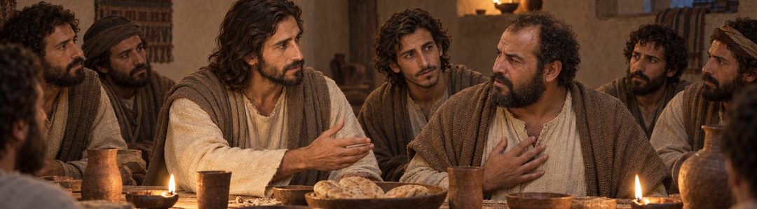 Illustratie bij: Jezus voorzegt Petrus' verloochening.