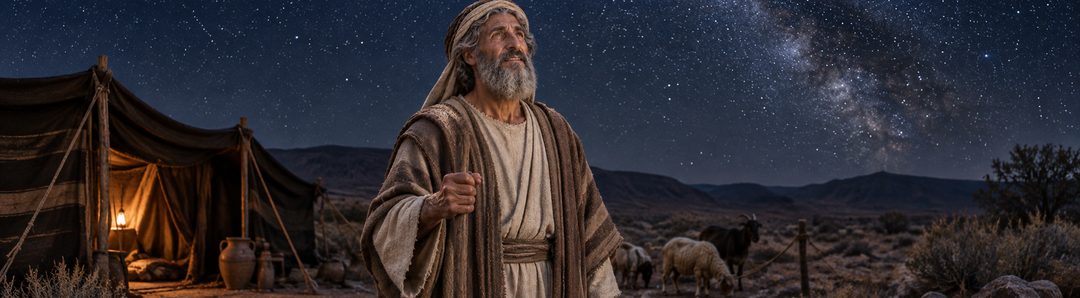 Illustratie bij: Abraham gelooft Gods belofte.