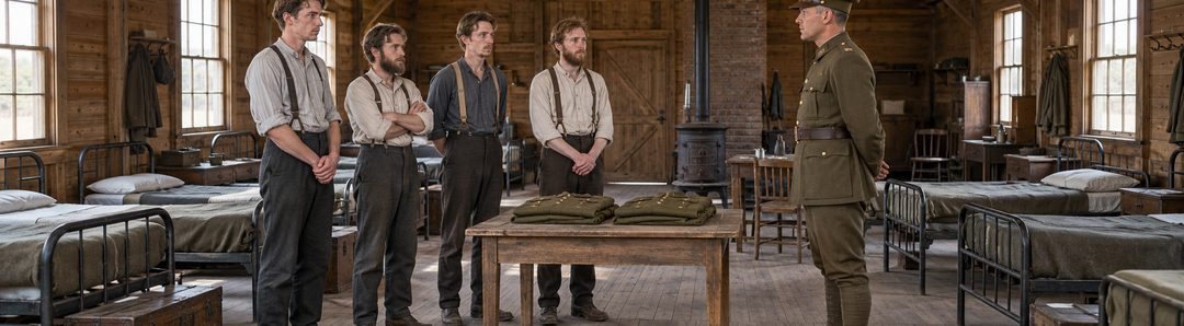 Illustratie bij: Gewetensbezwaarden weigeren het uniform.