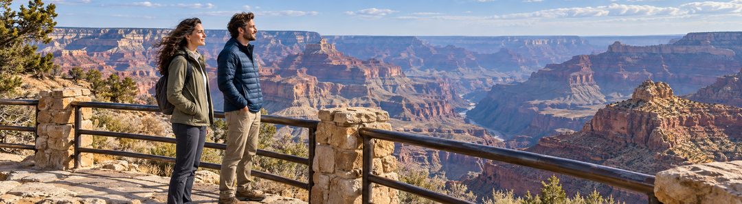 Illustratie bij: Ontzag bij de Grand Canyon als beeld van veilige nabijheid.