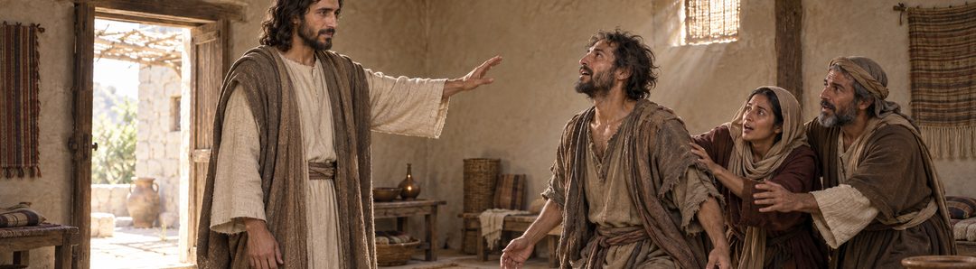 Illustratie bij: Jezus werkt door de kracht van de Geest.