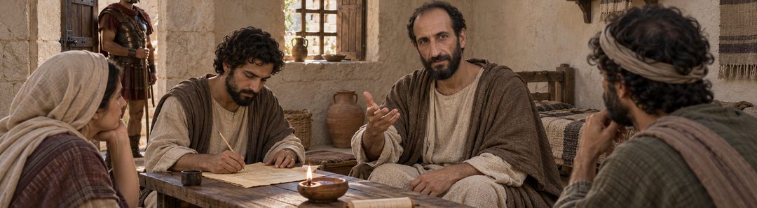Illustratie bij: Paulus schrijft over het Evangelie in de hele wereld.