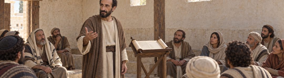 Illustratie bij: Saulus verkondigt Christus in Damascus.