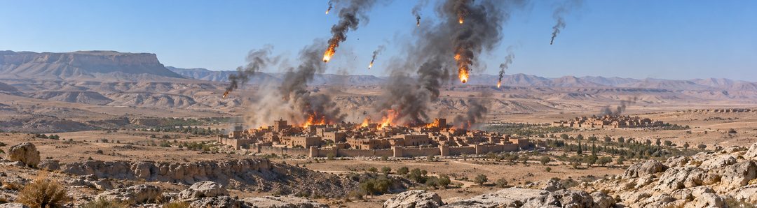 Illustratie bij: Het vuur dat Sodom en Gomorra verteerde.