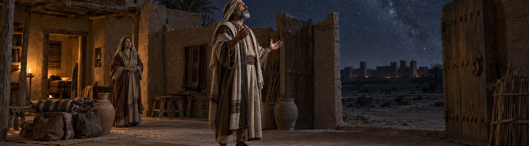 Illustratie bij: God roept Abram in Mesopotamië.