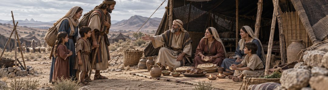 Illustratie bij: Een proseliet sluit zich bij Israël aan voor het Pascha.