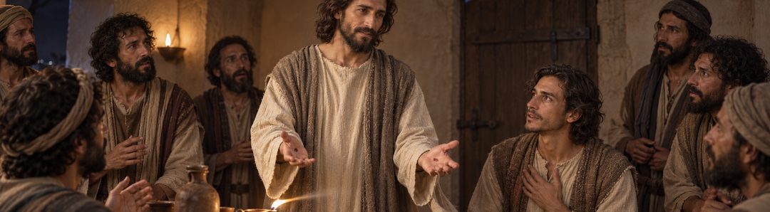 Illustratie bij: Jezus zegt: Ontvang de Heilige Geest.