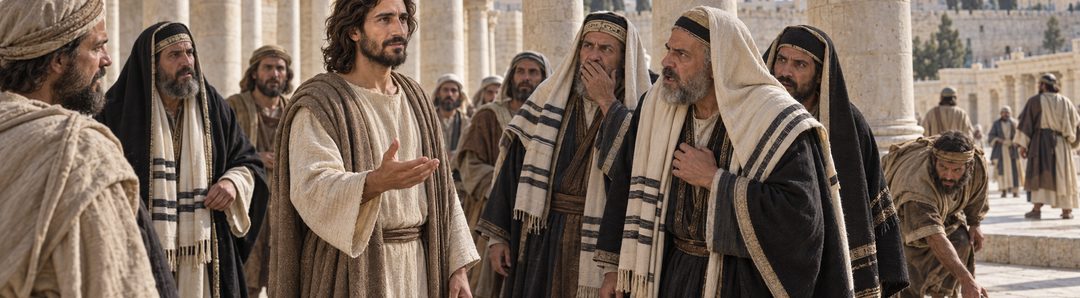 Illustratie bij: Jezus zegt: vóór Abraham was, ben Ik.