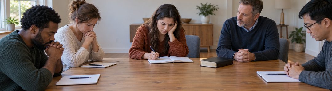Illustratie bij: Christenen proberen met een methode Gods stem te horen.