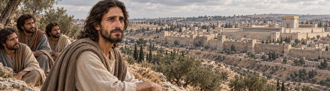 Illustratie bij: Jezus weent over Jeruzalem.
