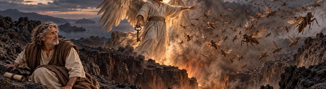 Illustratie bij: Abaddon, koning van de afgrond.