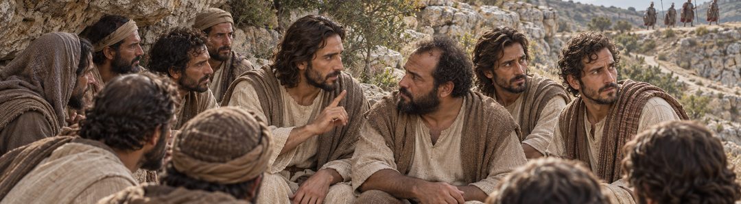 Illustratie bij: Jezus gebiedt de discipelen Zijn messiasschap geheim te houden.