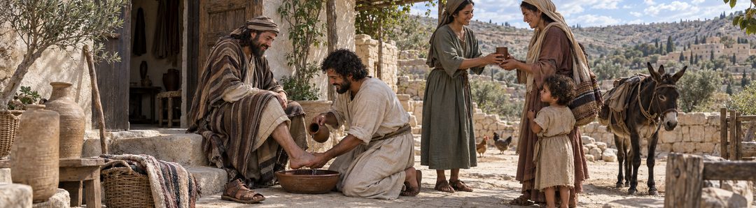 Illustratie bij: De discipelen ontdekken vreugde in het dienen.