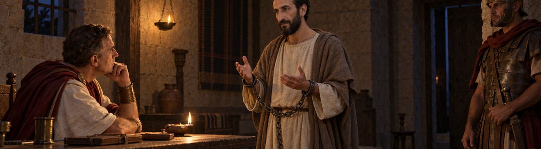Illustratie bij: Christus grootgemaakt door leven of dood.