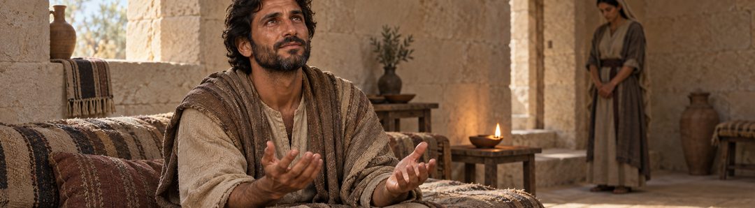 Illustratie bij: David stelt zijn hoop op God.