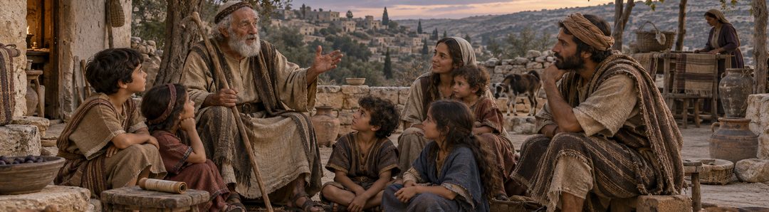 Illustratie bij: Vaders vertellen Gods daden aan hun kinderen.