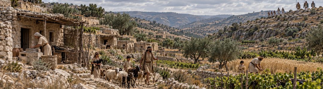 Illustratie bij: Israël woont in Kanaän ten tijde van Merenptah.