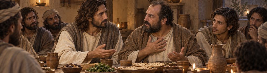 Illustratie bij: Jezus voorspelt Petrus' verloochening.