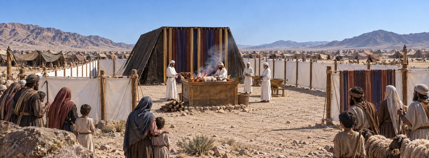Illustratie bij: De tabernakeldienst als voorrecht van Israël.